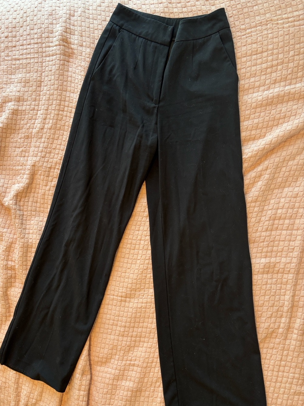 Dynamite Black Wide-Leg Trousers